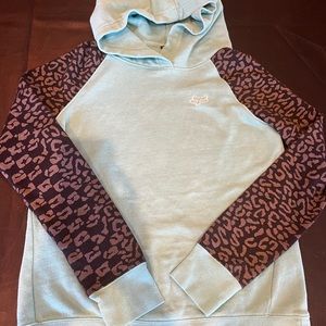 Fox womens fleece hoody